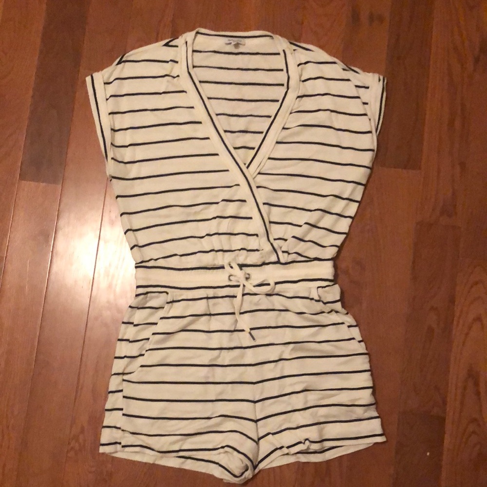 Striped romper